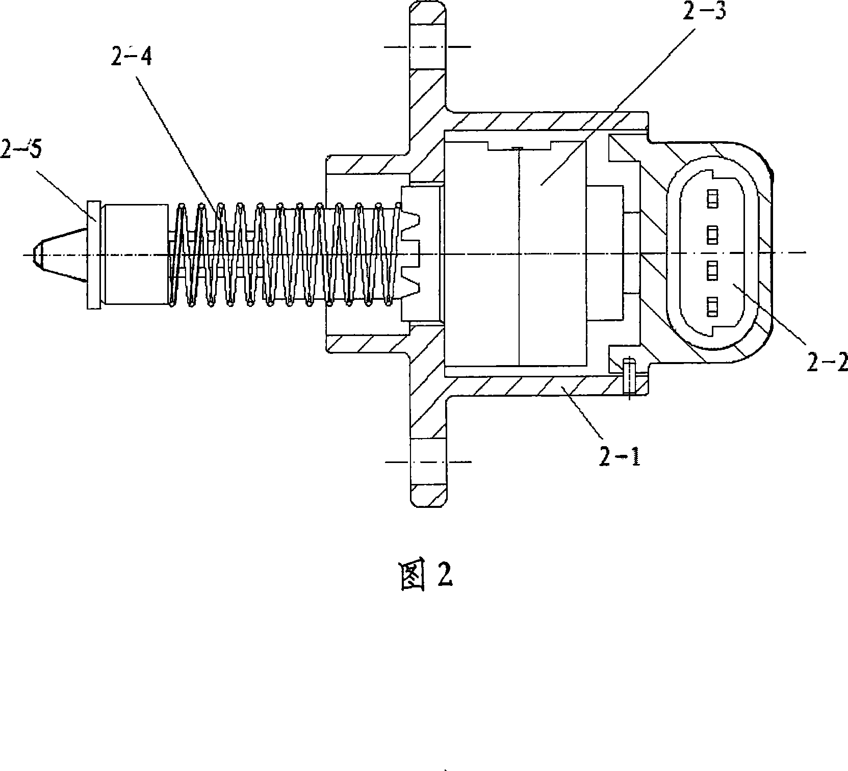 Motor engine electric control fuel oil spraying system