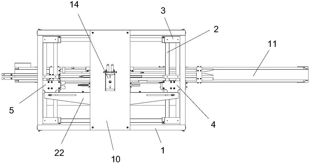 Automatic reversing opening tidying device suitable for ceramic PTC assembly