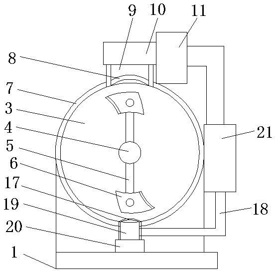 Evenly-drying dryer for producing biomass particles