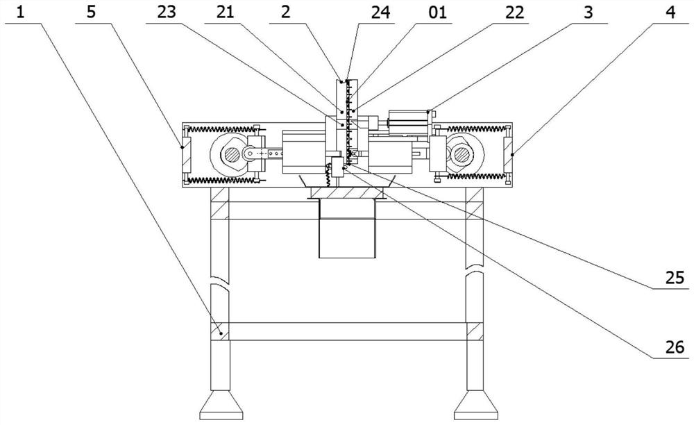 Folding and shearing device for PIN folding machine and PIN folding machine