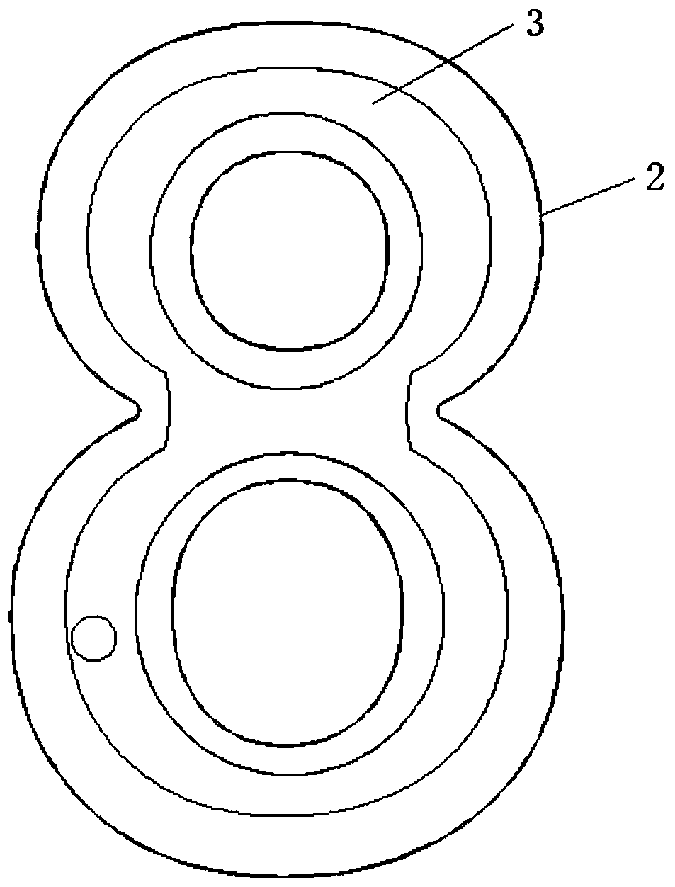 Advertisement word and manufacturing method thereof