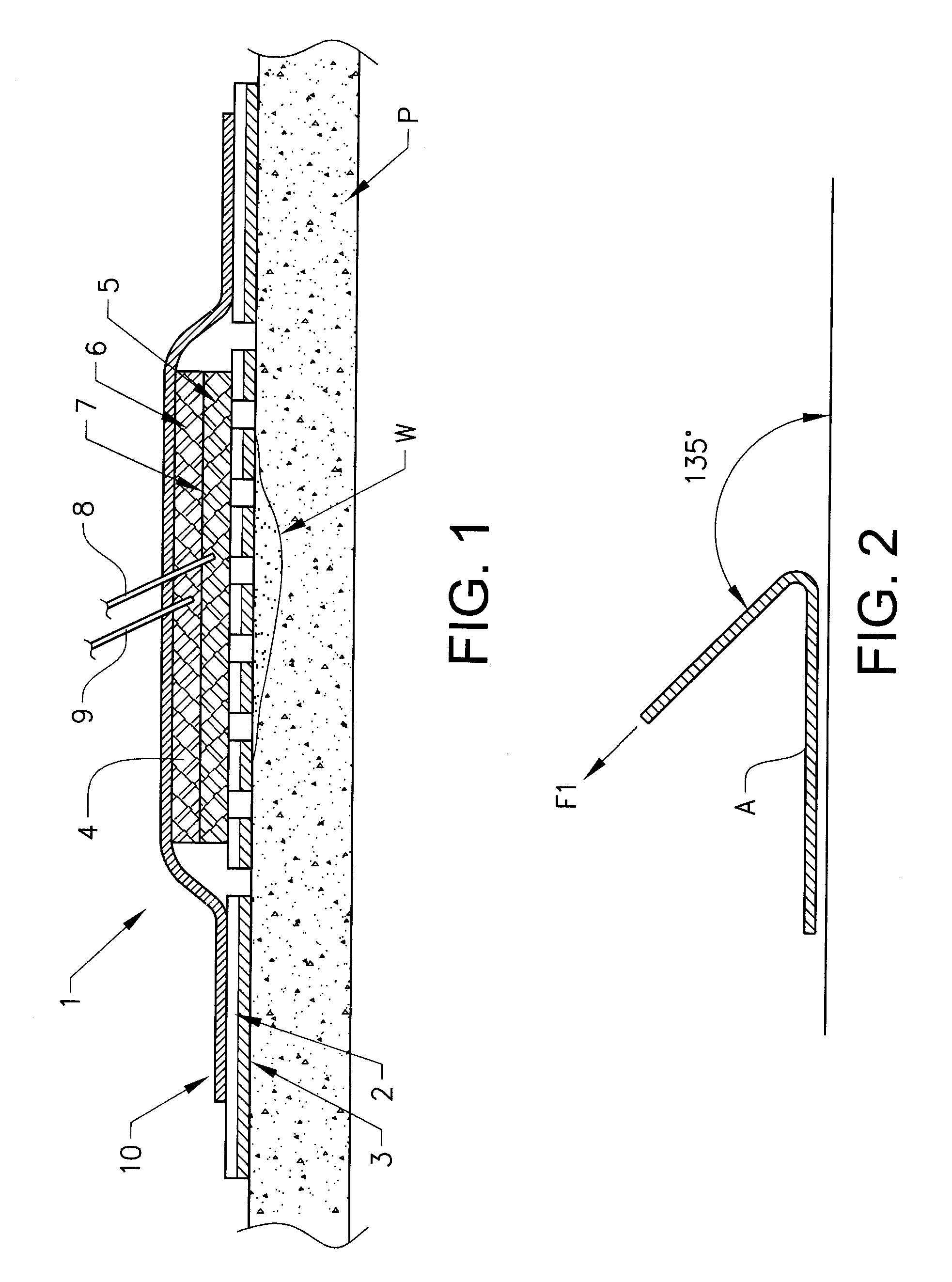 Irrigation dressing and method of applying such an irrigating dressing