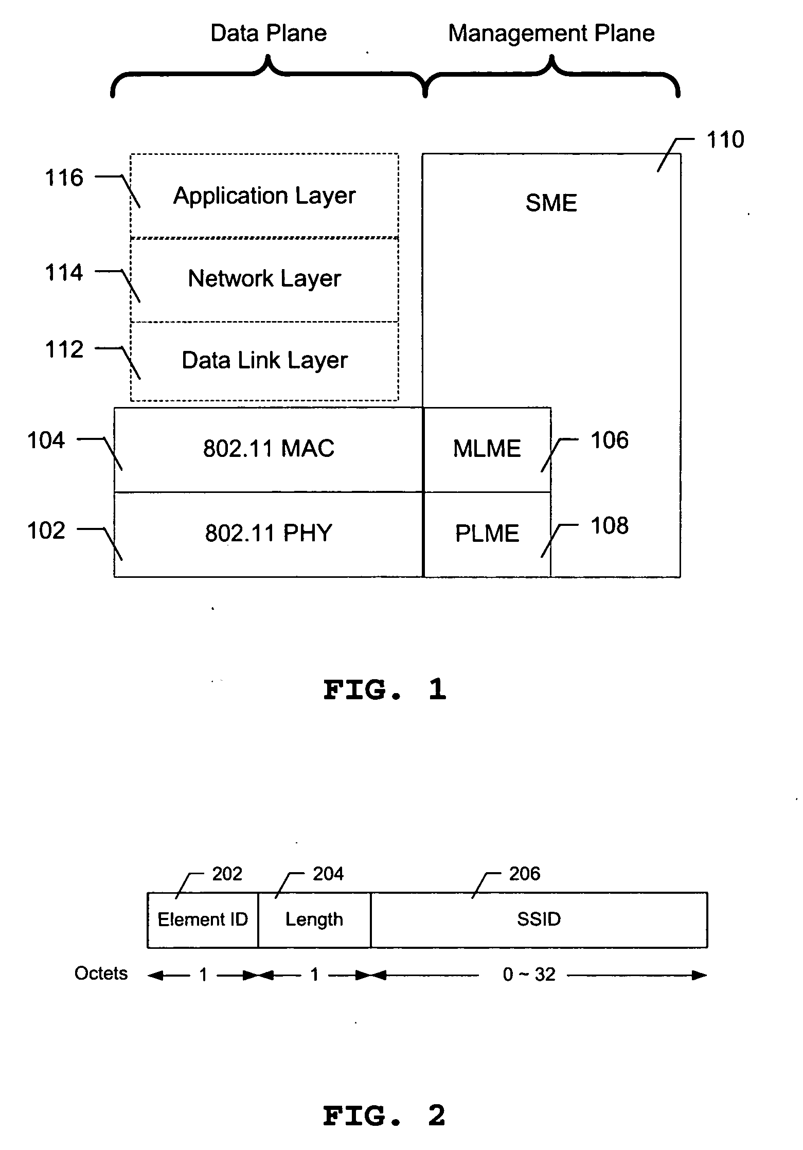 System and method for broadcasting application-specific information in wireless local area networks