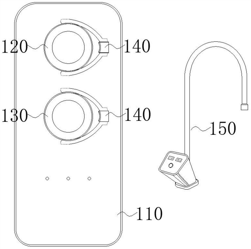 Water purification filter element and household water purifier