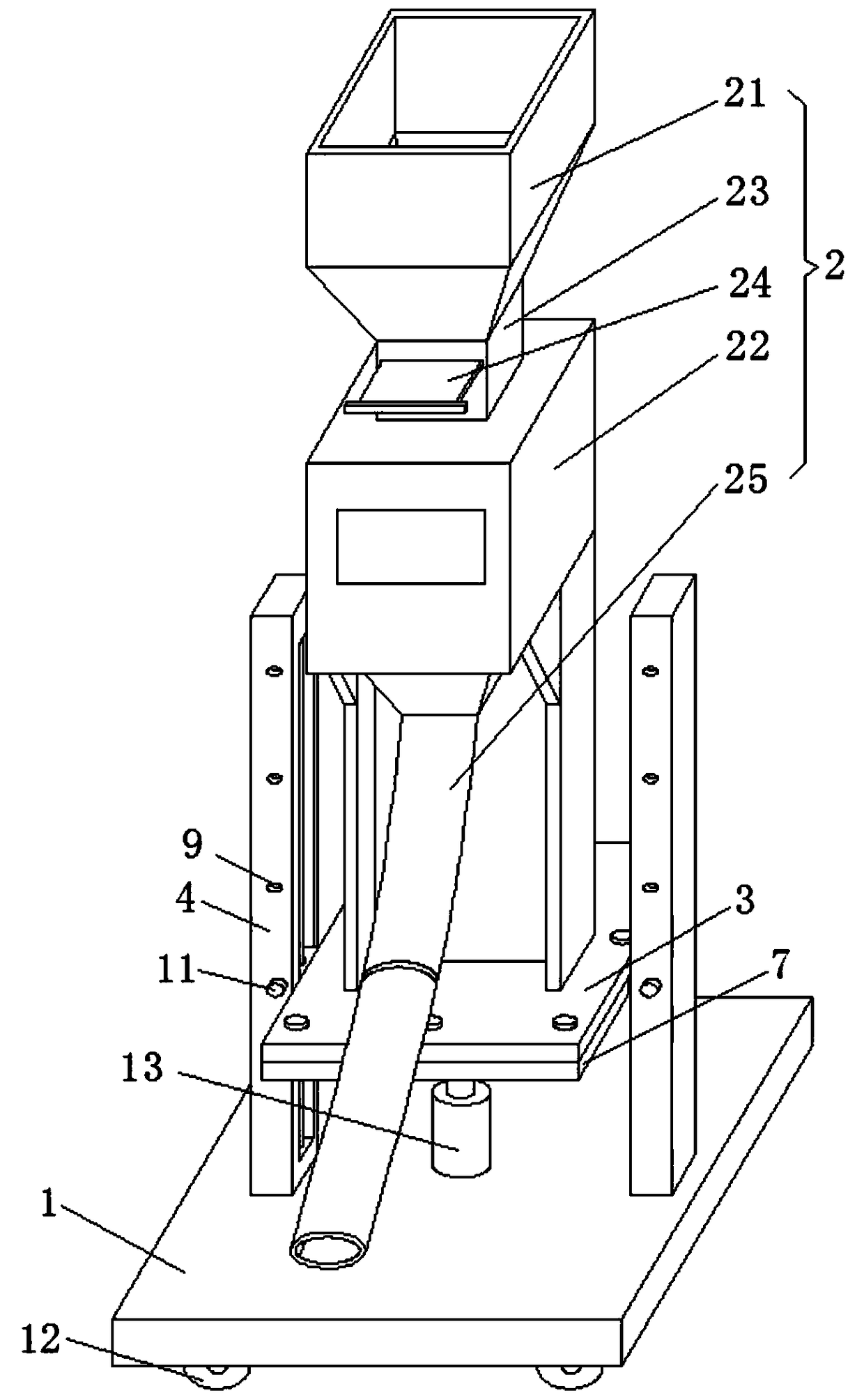 Electronic bulk flow scale