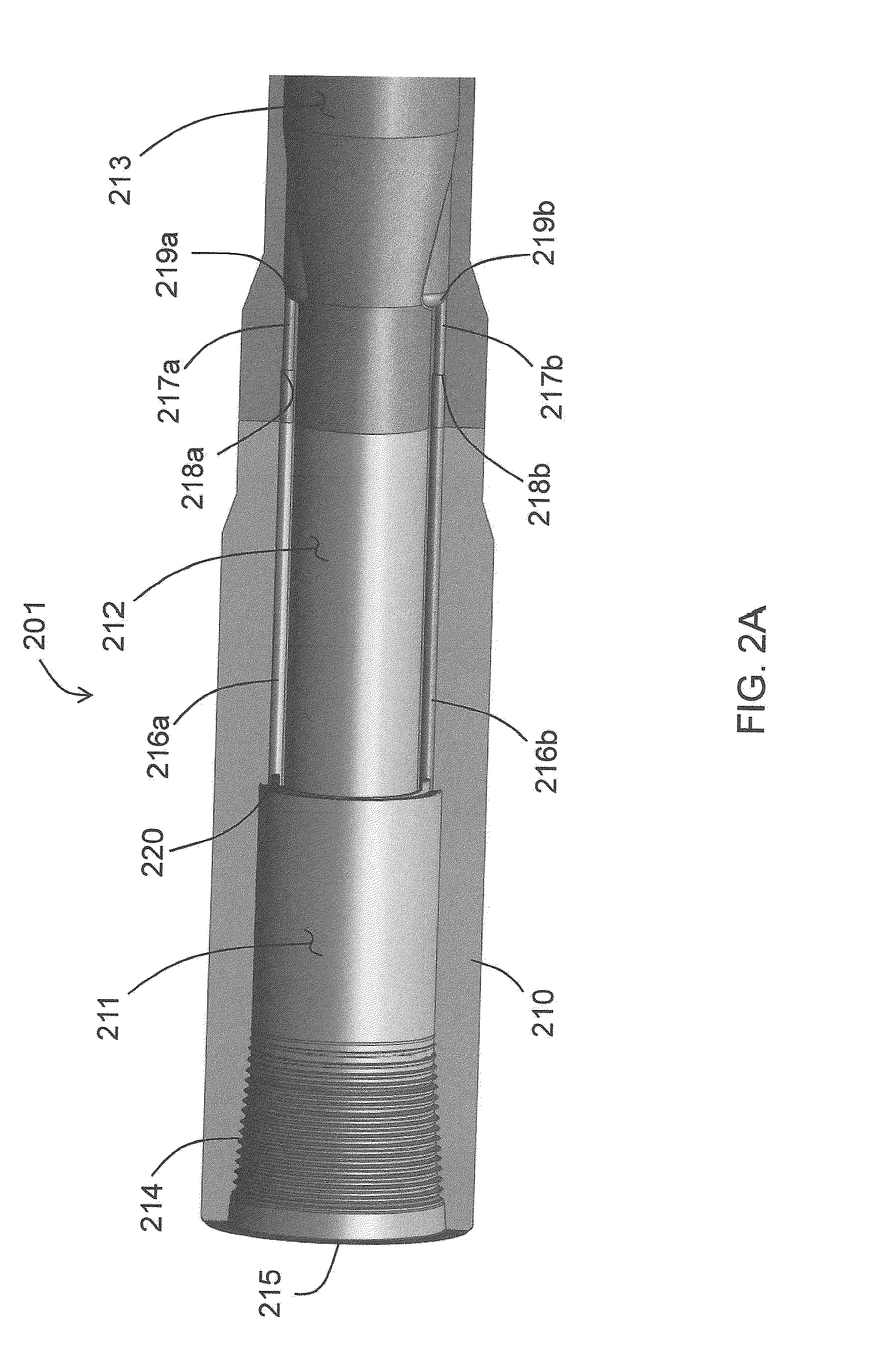 Application and maintenance of tension to transmission line in pipe