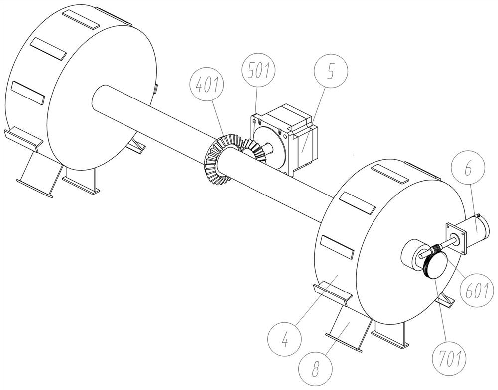 Propelling structure based on miniature underwater detection robot