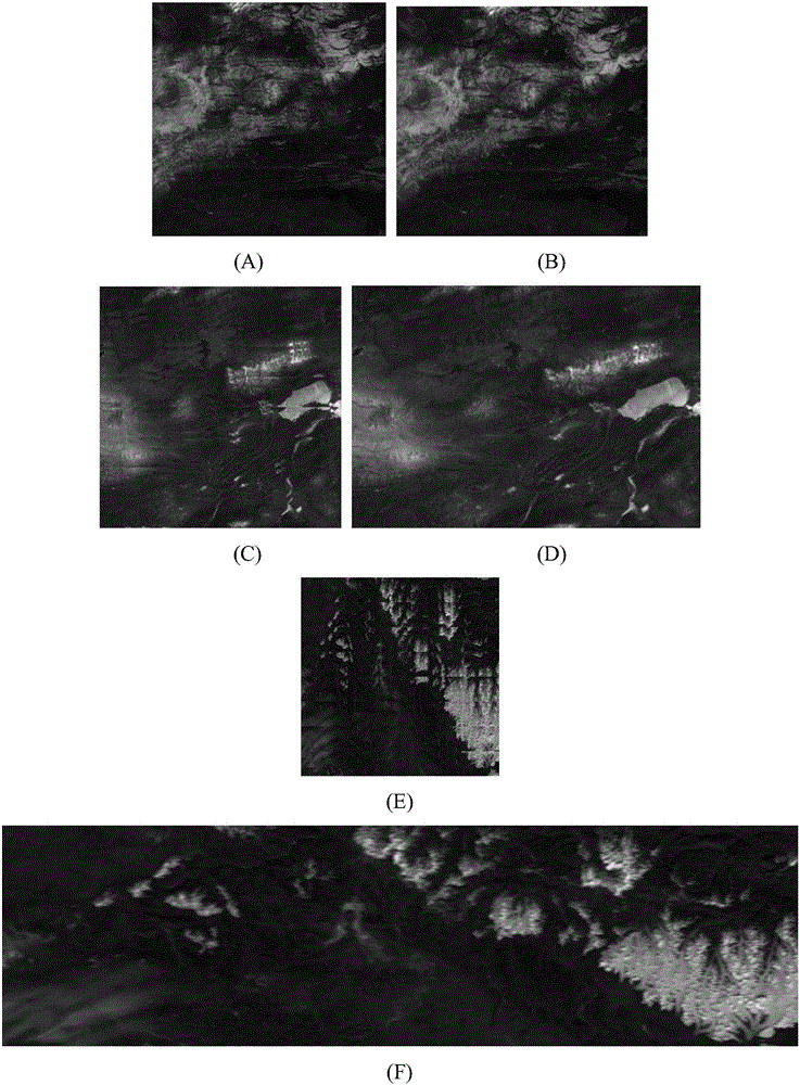 Image geometric correction method for space camera with 45-degree rotary scanning mode
