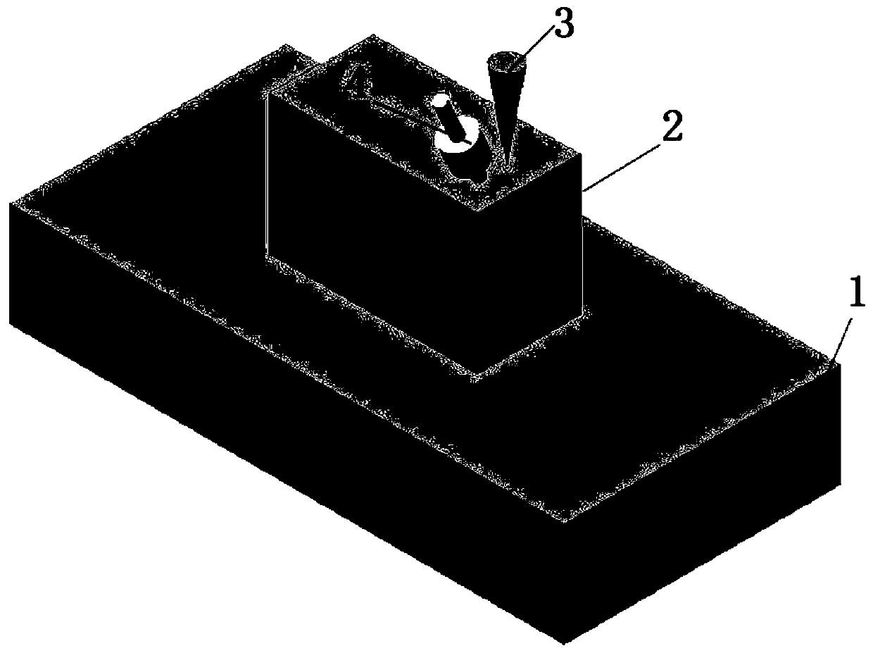 High-entropy alloy arc-laser composite additive manufacturing method