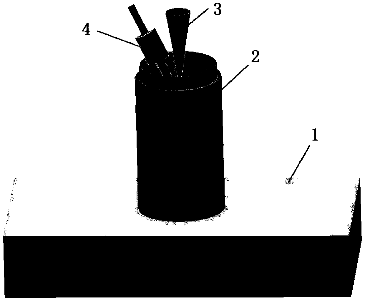 High-entropy alloy arc-laser composite additive manufacturing method