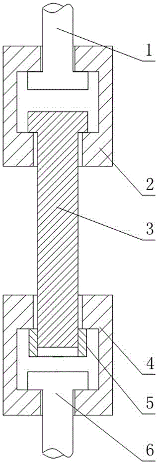 Device for testing fatigue of connecting piece of one-arm three-dimensional measurement scribing instrument