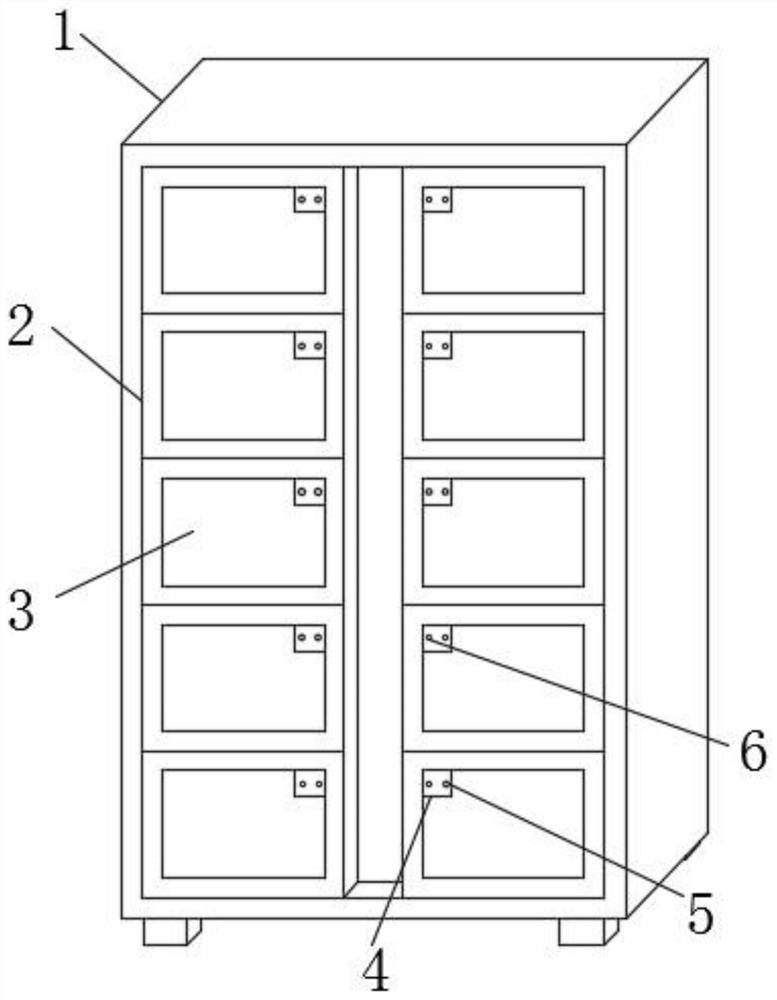 Court archive intelligent access cabinet