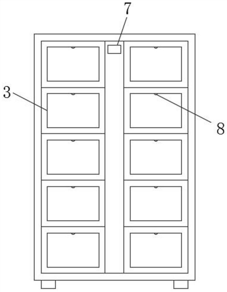 Court archive intelligent access cabinet