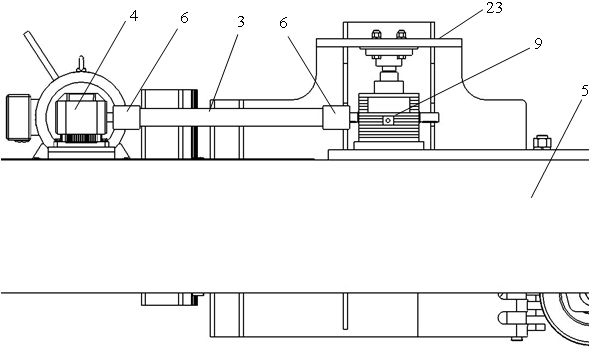 Holding and lifting device of large-scale passenger airplane mobile production line shifting equipment