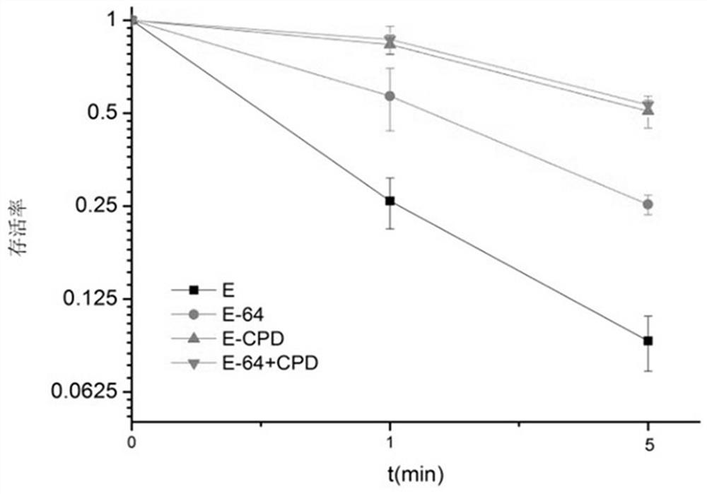 A double-plasmid co-expression strain of mutant cpd photorepair enzyme and 6-4 photorepair enzyme and its application