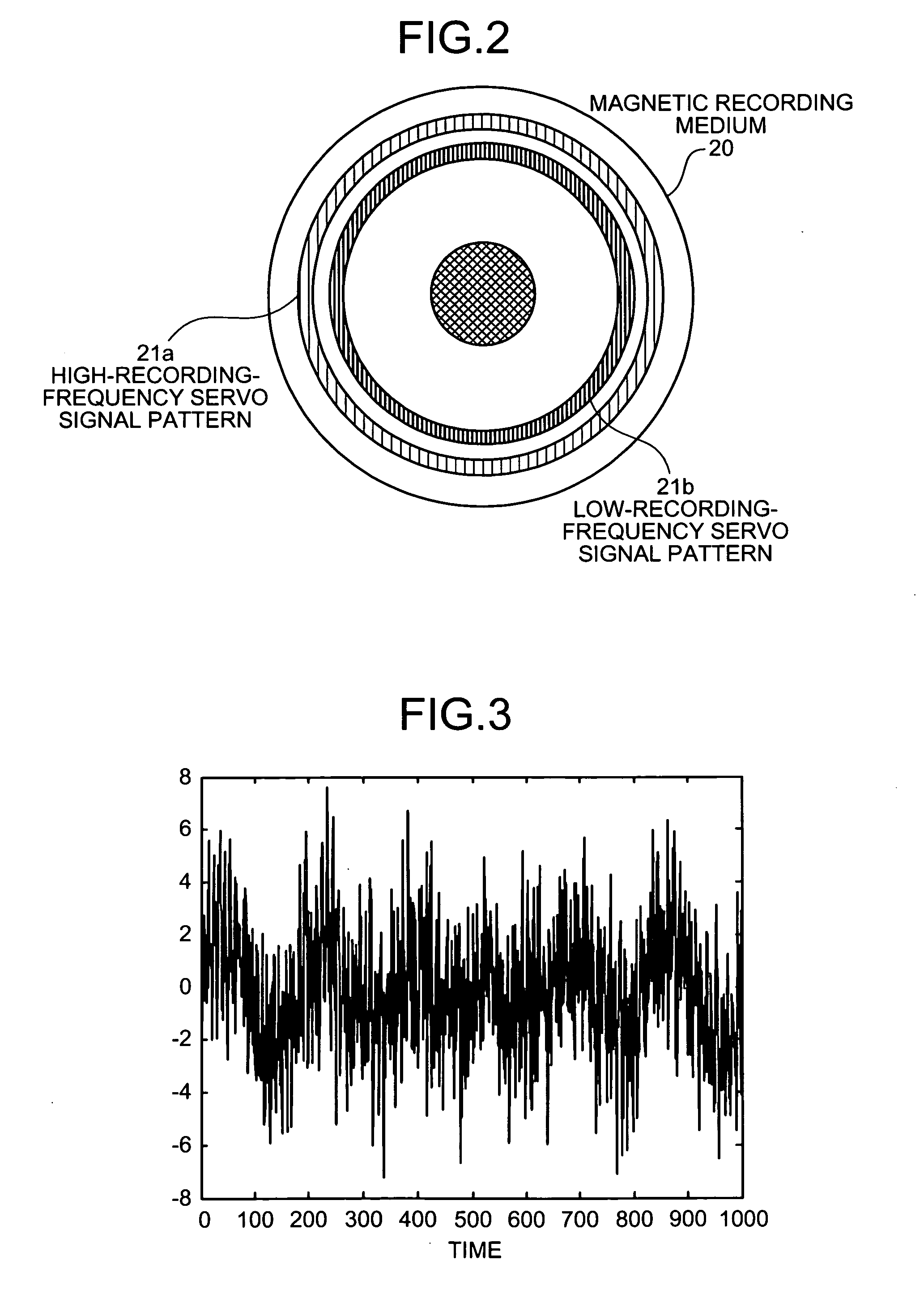 Magnetic recording medium, magnetic recording apparatus, and servo demodulation circuit