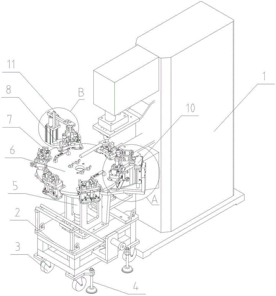 A kind of automatic spot welding equipment