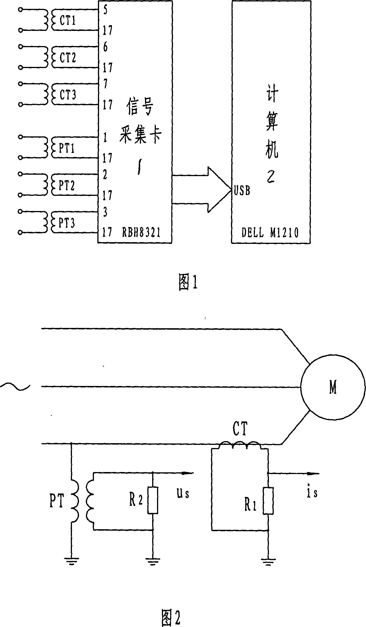 Asynchronous motor stator winding inter-turn short circuit failure on-line detecting method and device