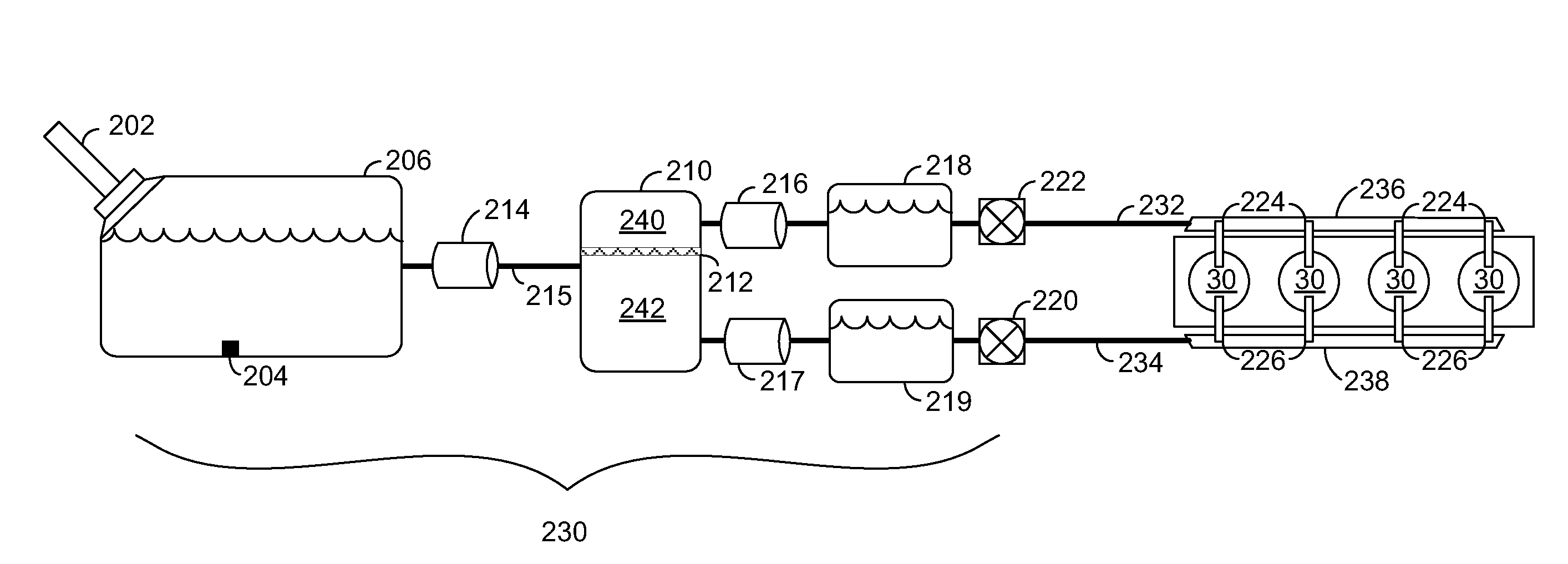 Octane separation system and operating method