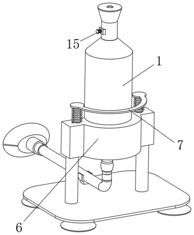 Respiratory rehabilitation training device for rehabilitation department