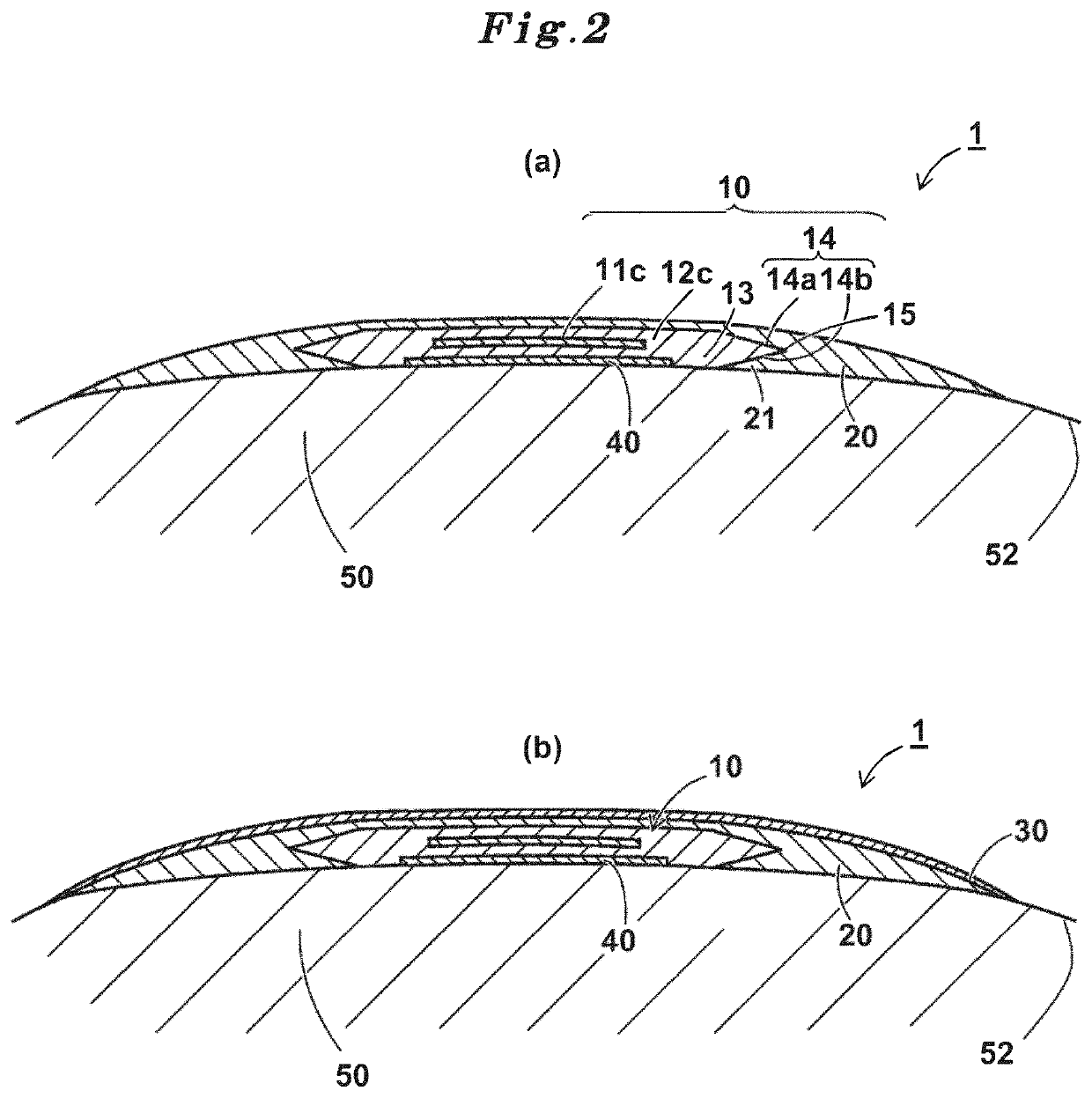 Bonded body of object to be bonded to and functional base material