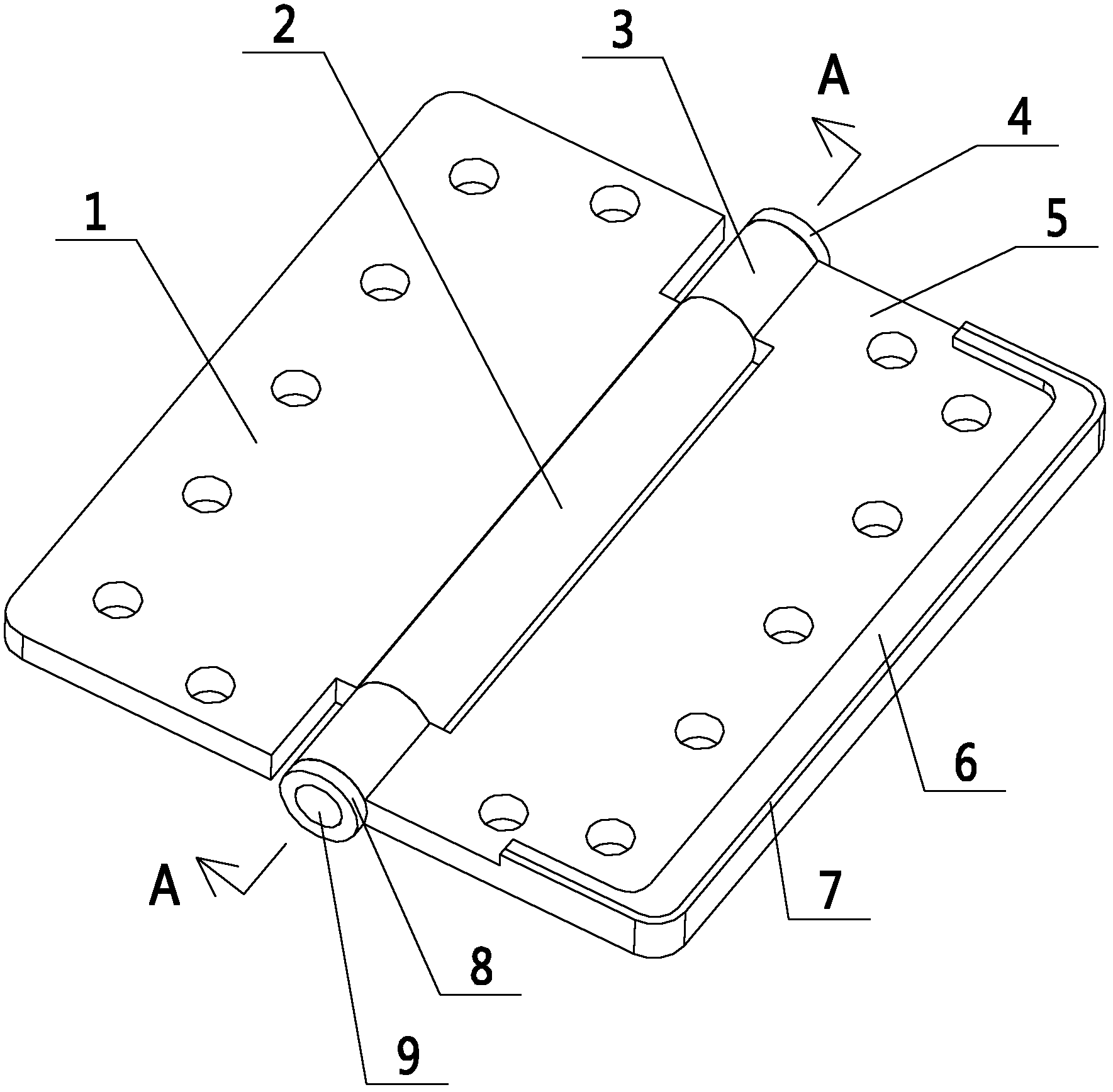 Novel hinge component