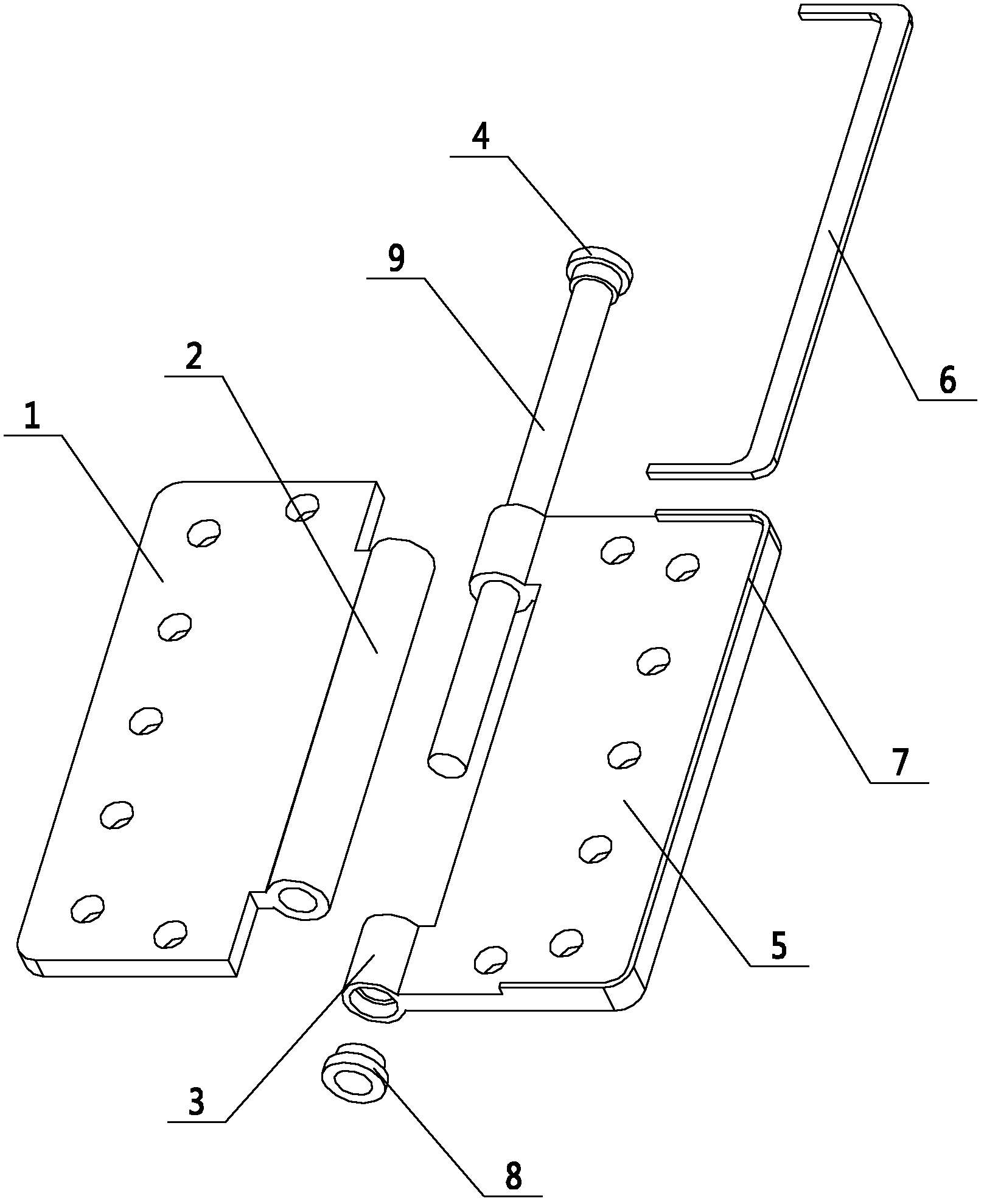 Novel hinge component