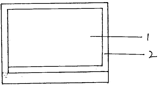 Rectangular screen magnifier