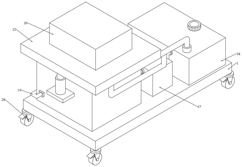 Pesticide mixing device with good mixing effect and using method