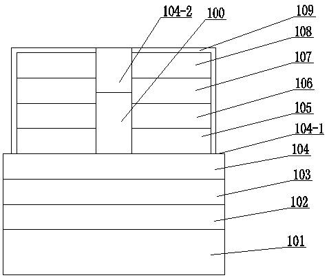 A CSP chip with no step electrode structure and its manufacturing method