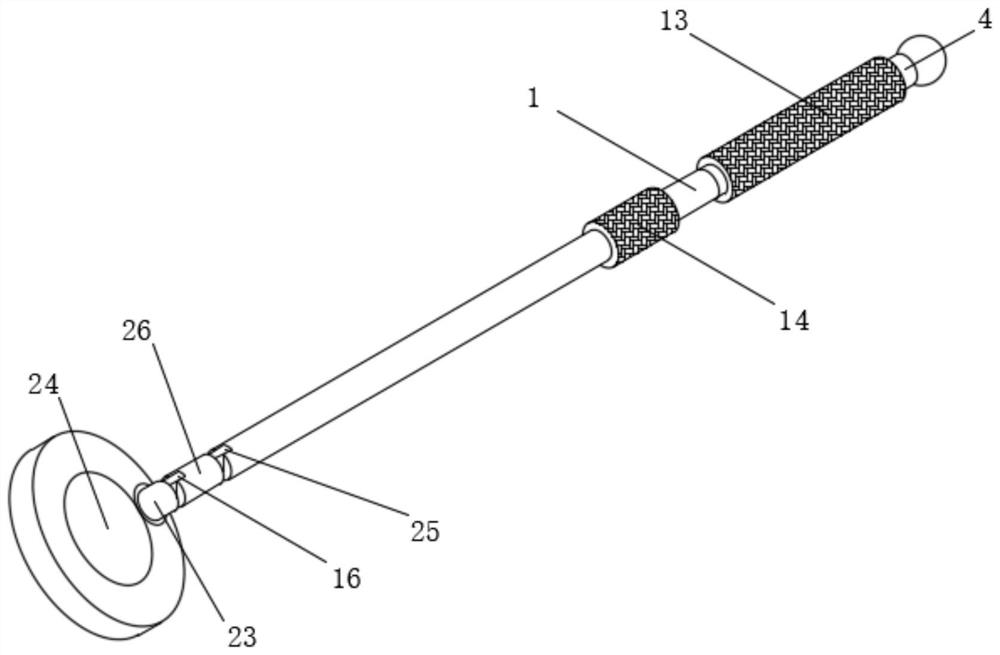 A sterilized nasopharyngoscope with functions of preventing loss and breaking