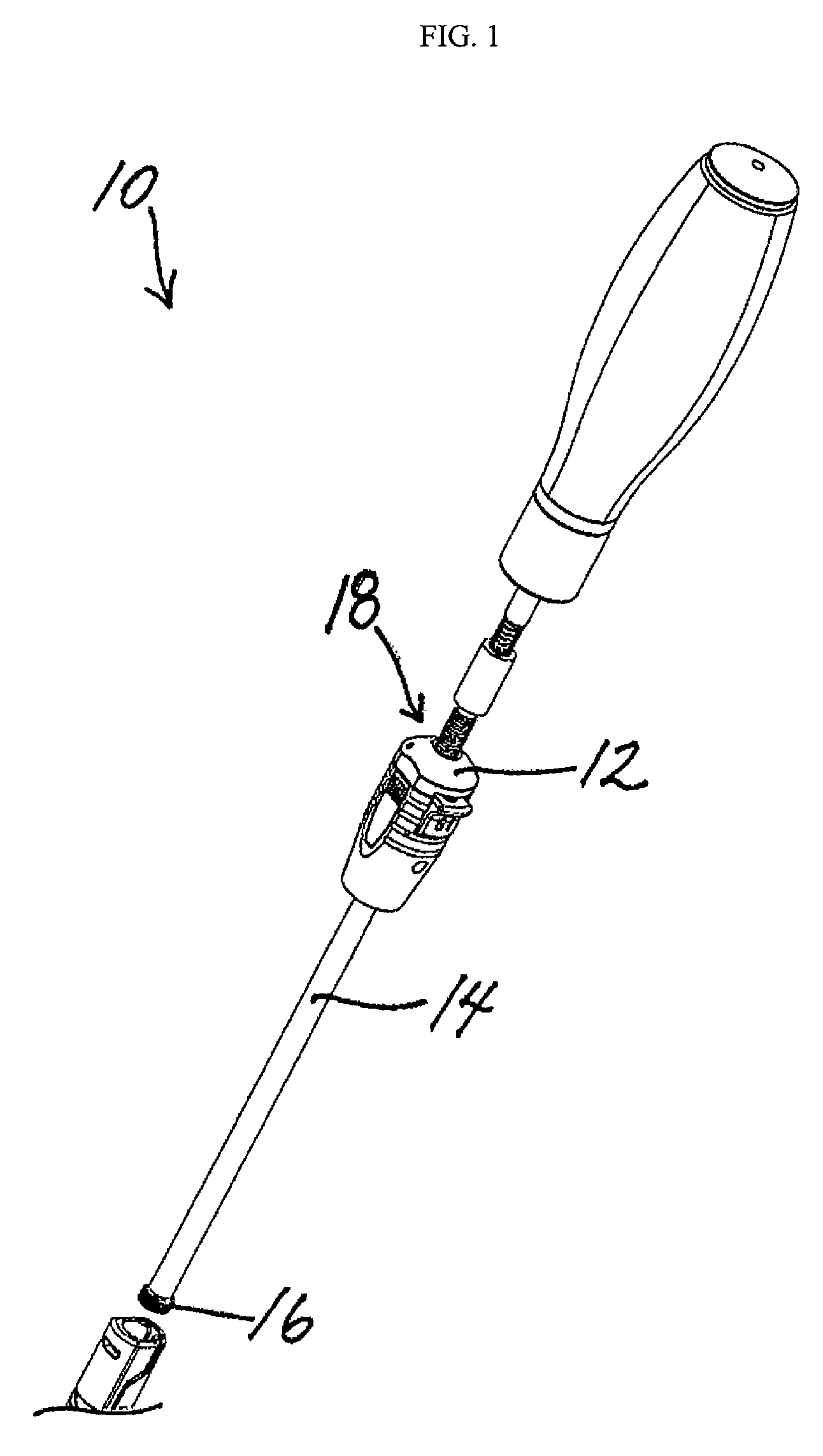 In-line rod reduction device and methods