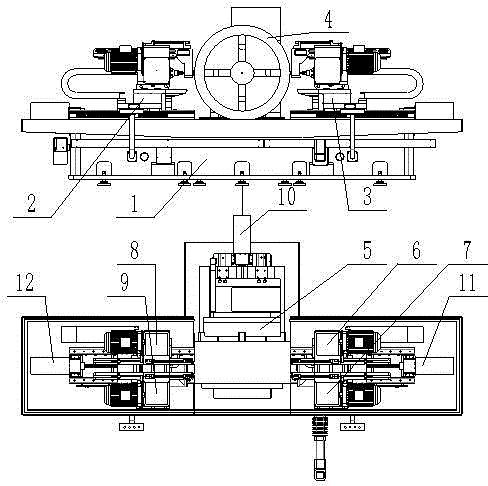 Method of assembly and precision calibration of numerical control four-axis ring die deep hole drill machine tool