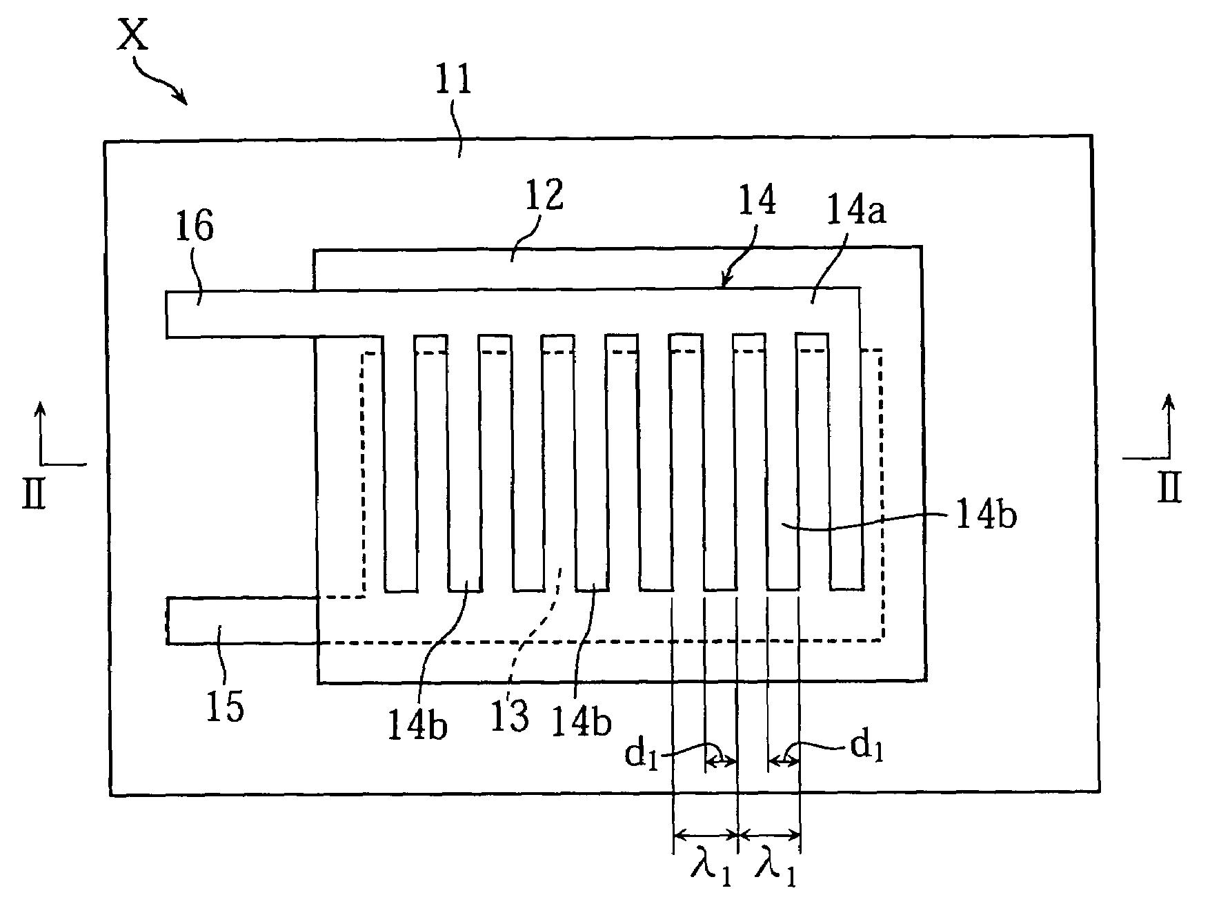 Piezoelectric element and touch screen utilizing the same