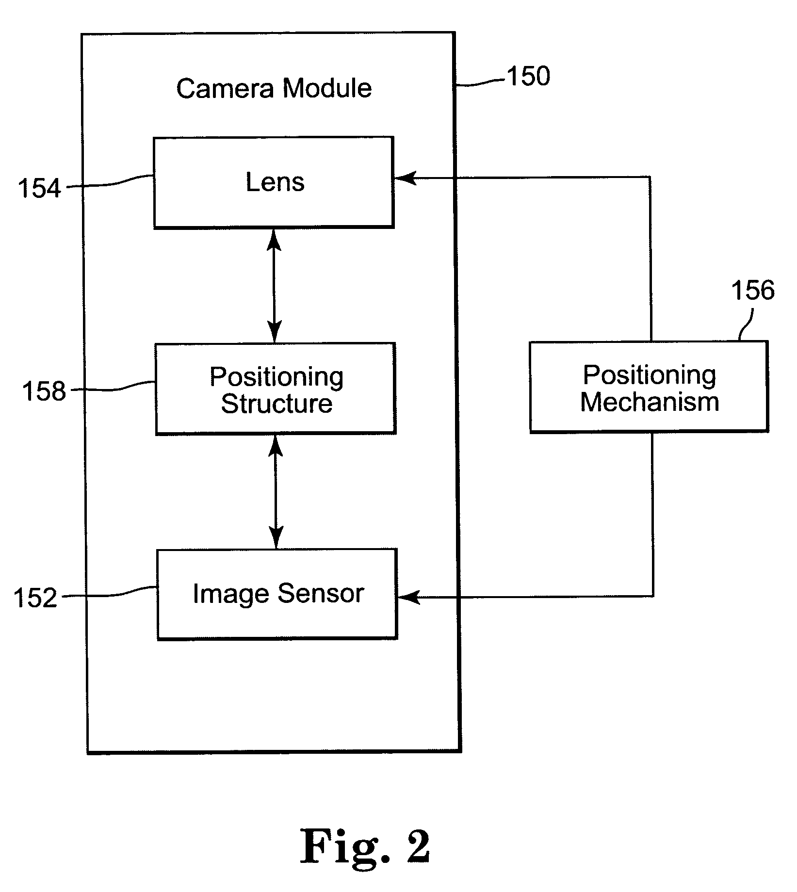 Fixed-focus camera module and associated method of assembly