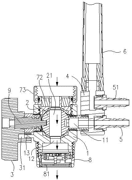 Branch connector converting device