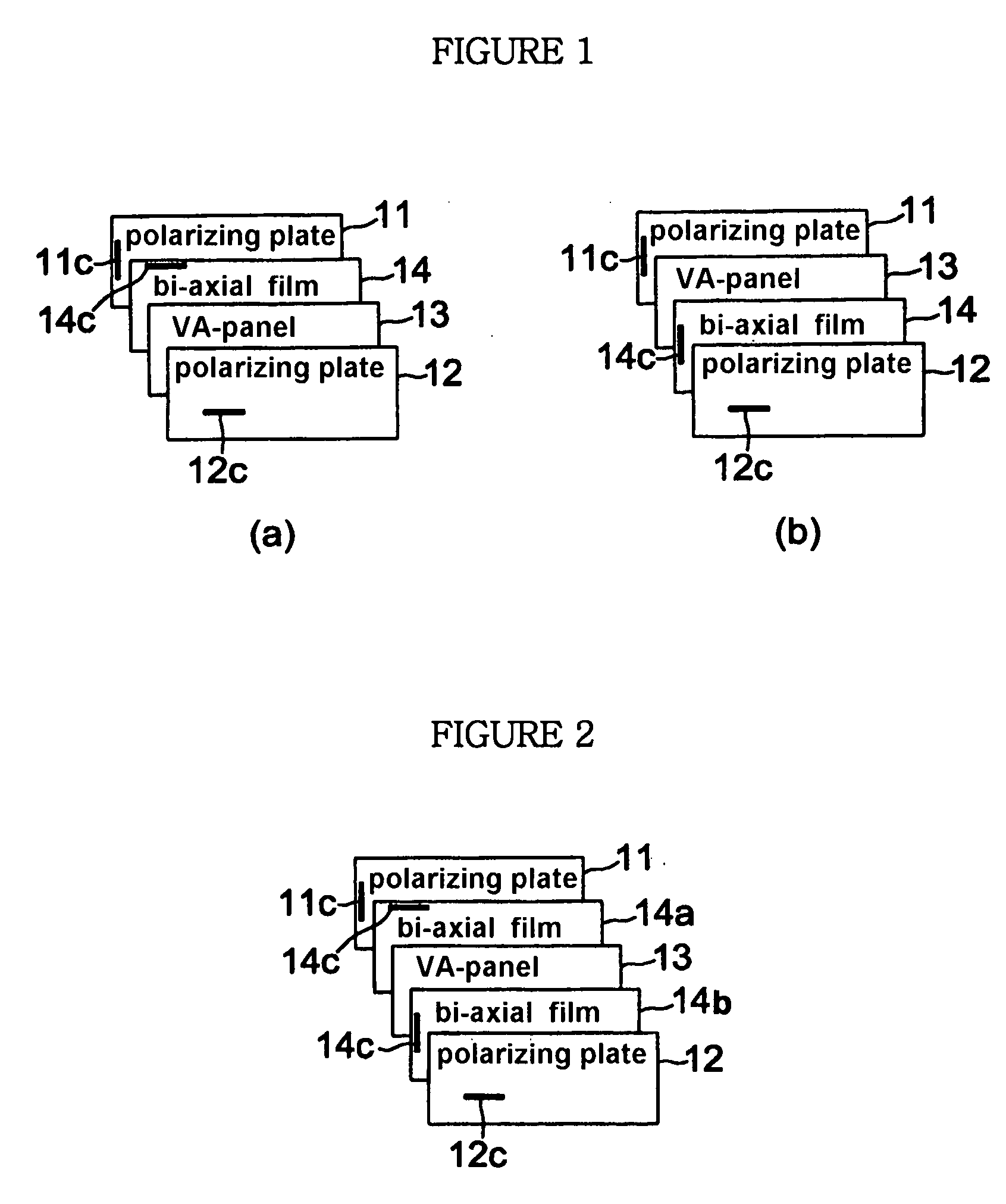 Bi-axial retardation compensation film and vertically aligned liquid crystal display using the same