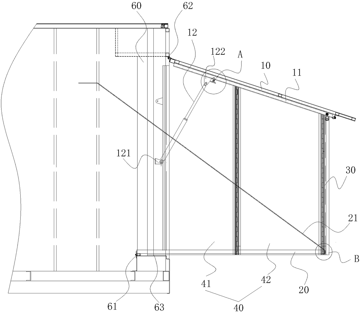 RV foldable expandable space structure