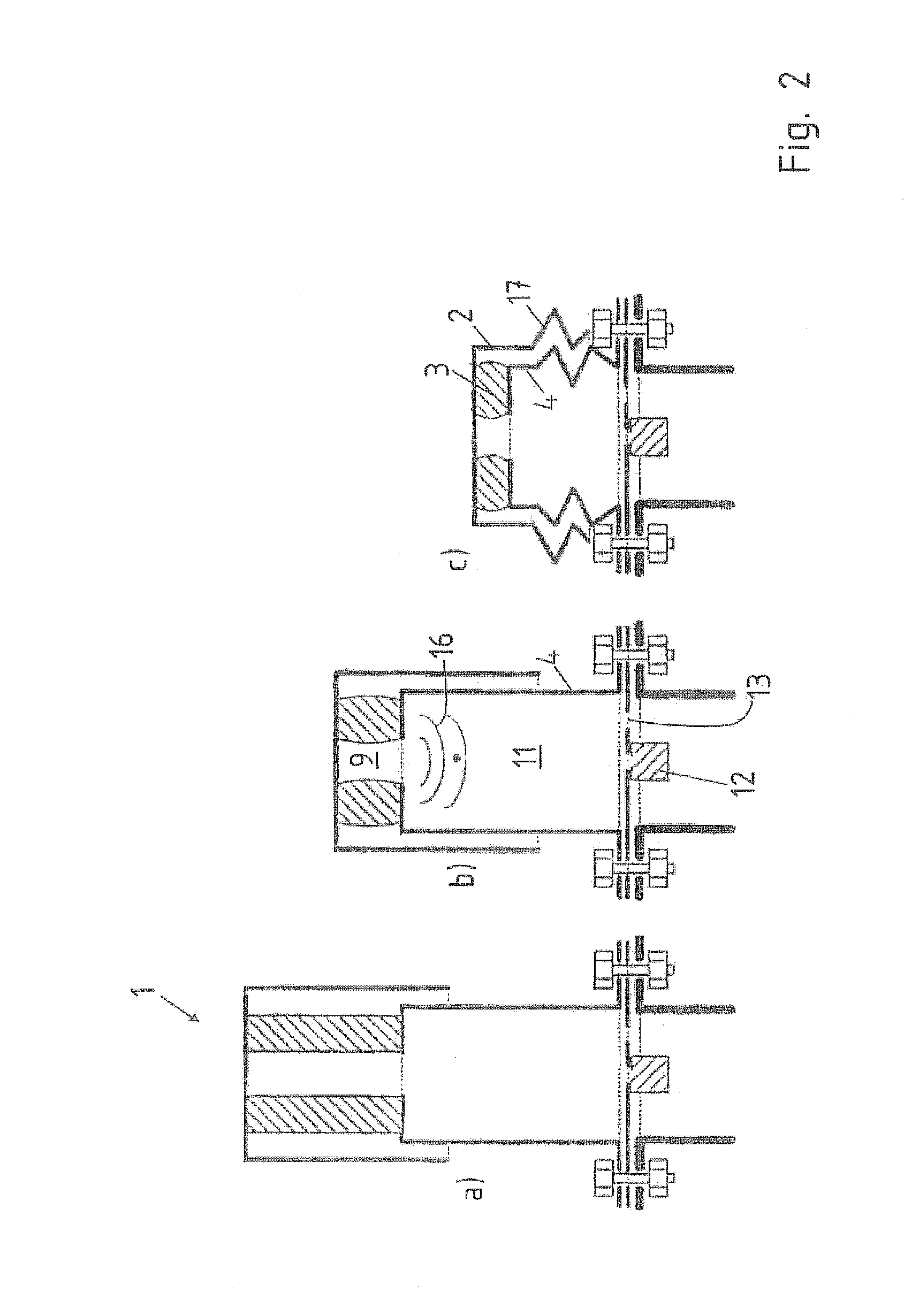 Crash box arrangement and method of detecting the intensity of an impact