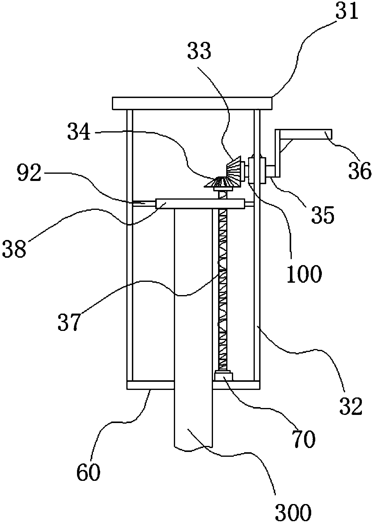 Rapid detector for detecting soil heavy metal