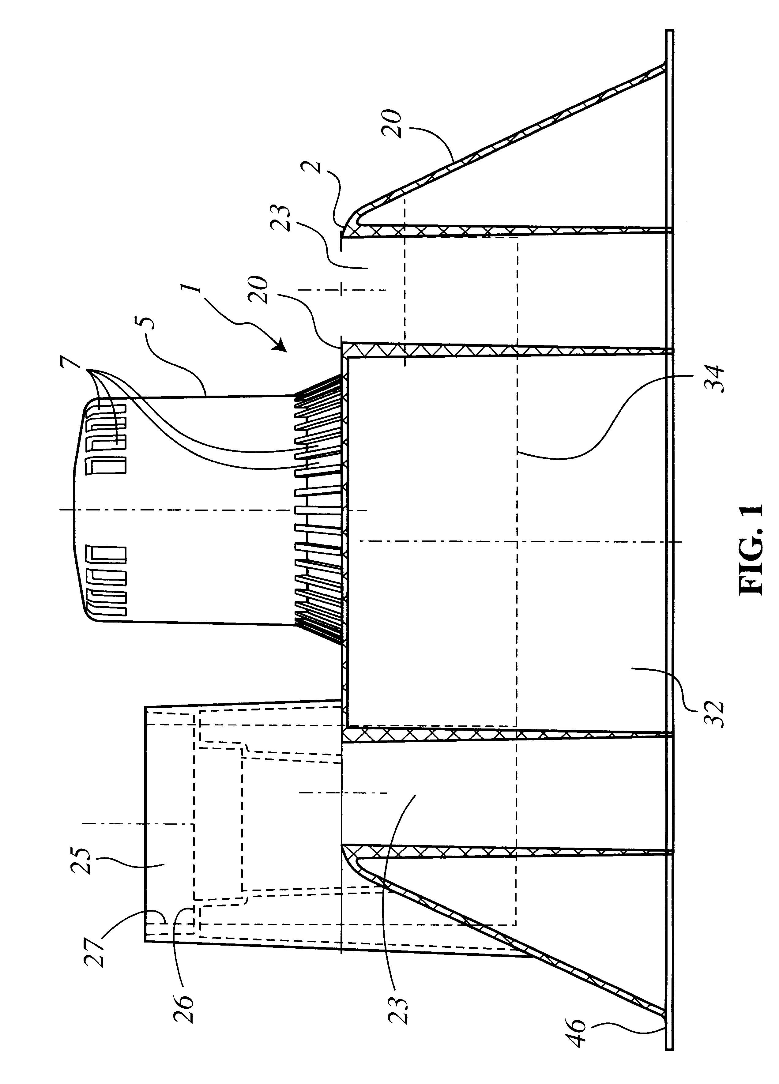 Method and apparatus for providing dilution air to a blower motor