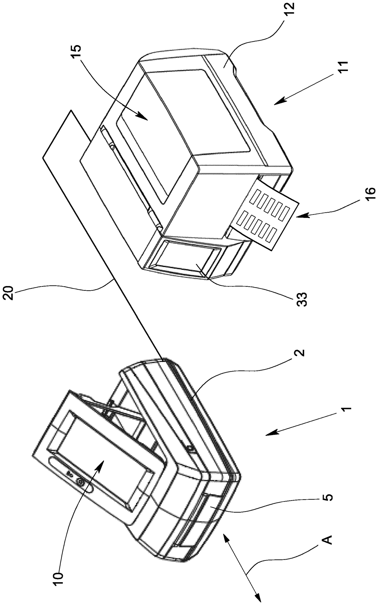 Method for inputting print data for printing on a print object by means of a printer, and printing system having at least two printers