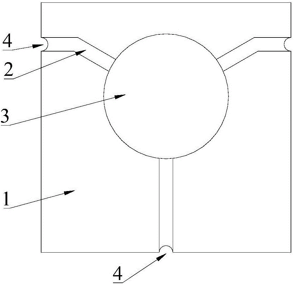 Surface-mounted microstrip ferrite circulator