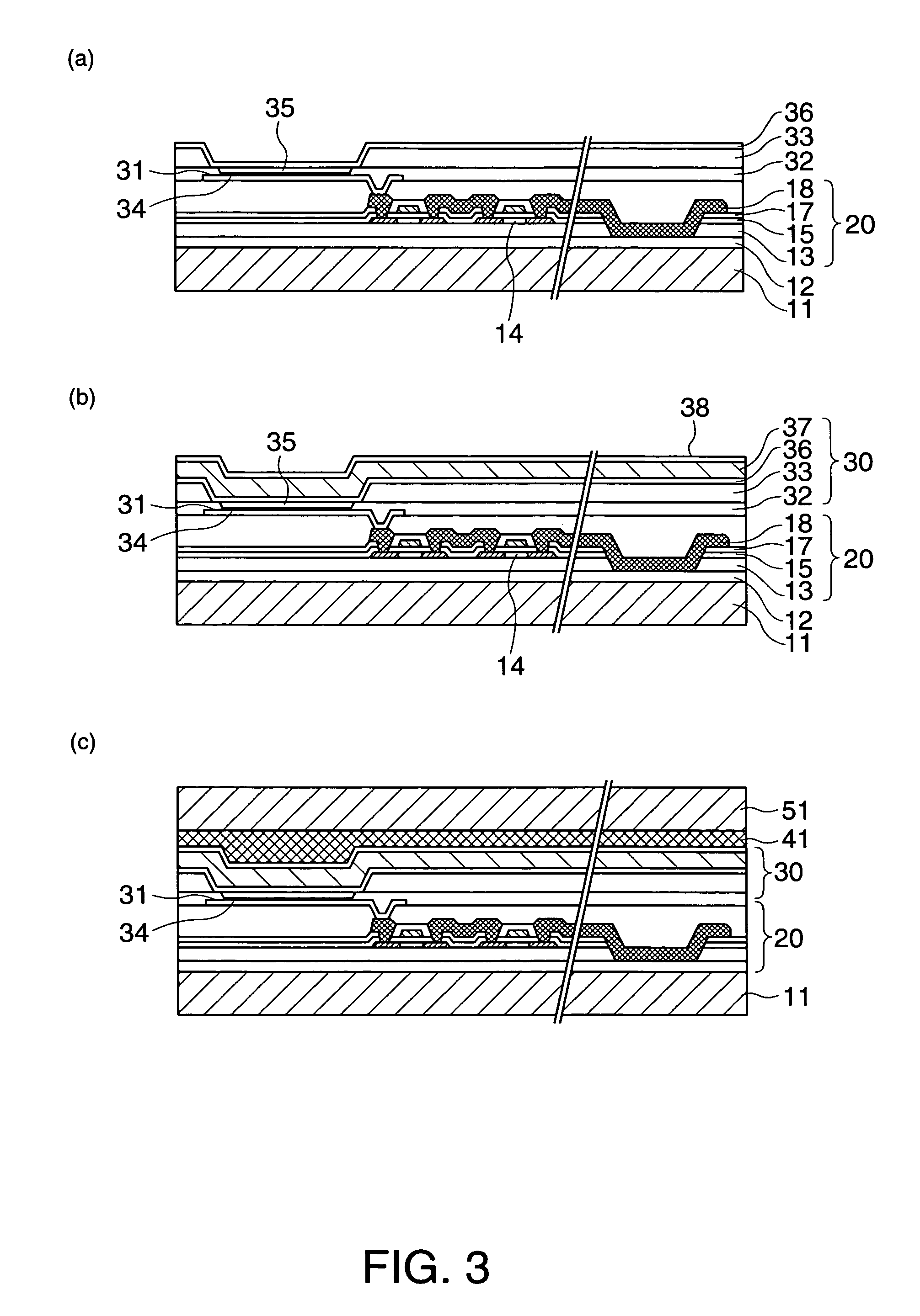 Organic EL display device, electronic equipment, and method for manufacturing the same
