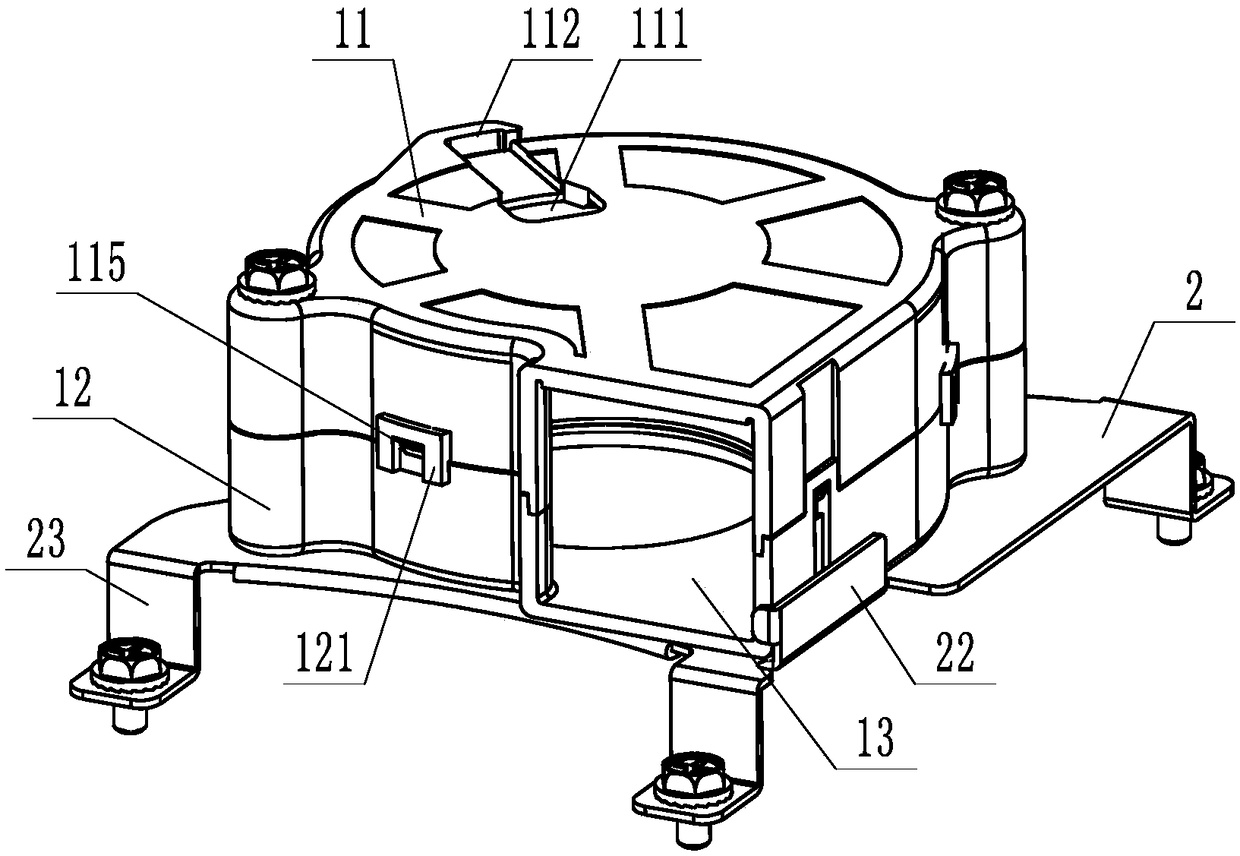 A heat dissipation device and method for an M.2 solid state disk of a server