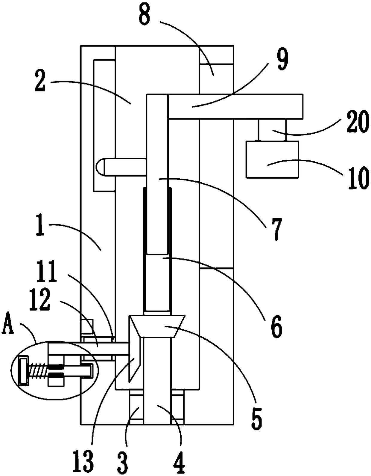 Assembly type integral installation device for building electromechanical engineering