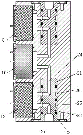 SF6 comprehensive analyzer-based multi-gas detection chamber and detection method thereof