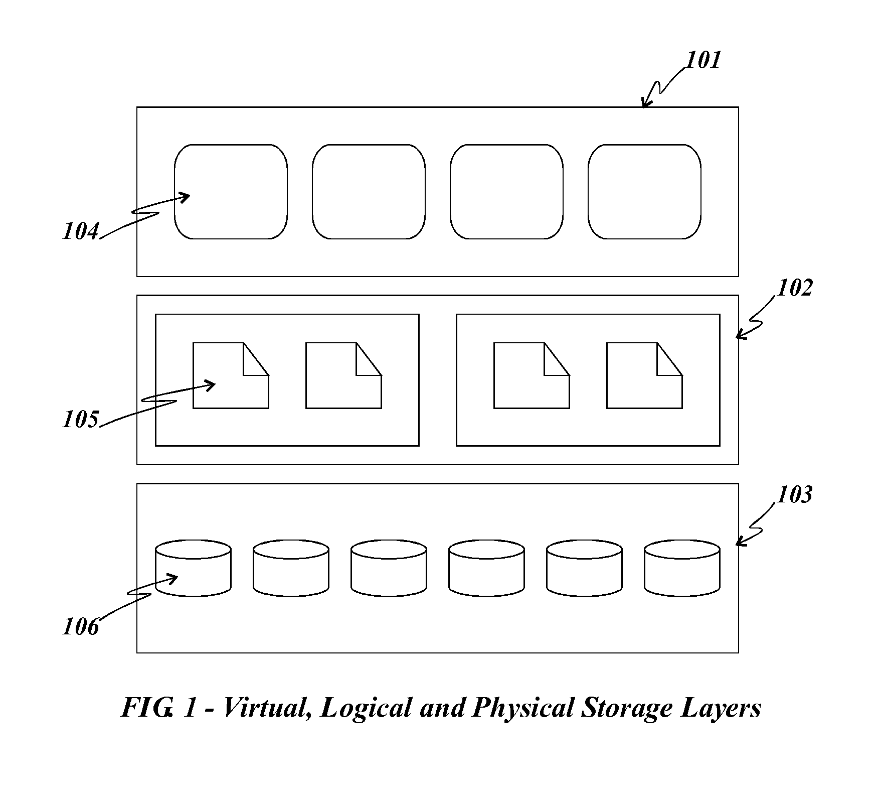 Method and apparatus for large scale data storage