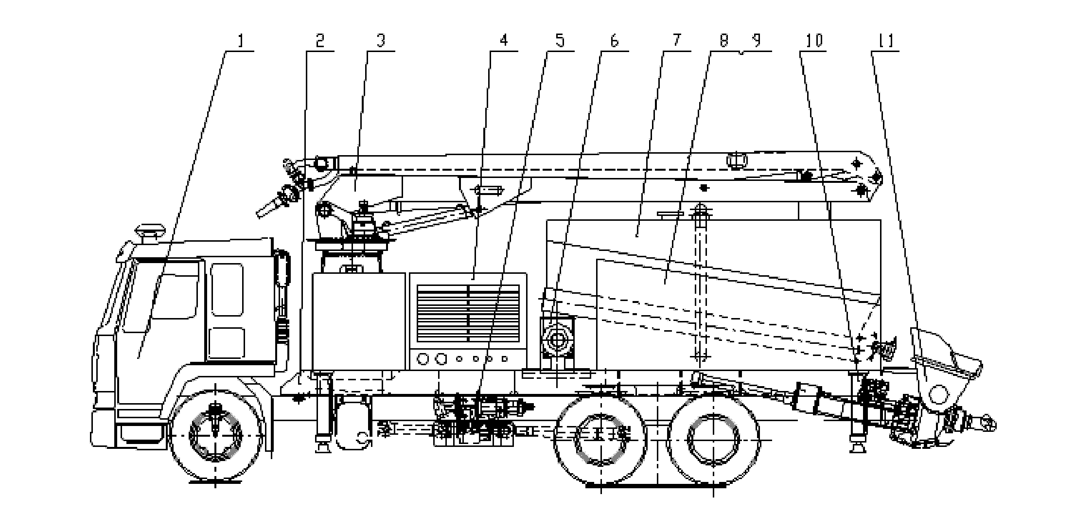 Multi-functional fire-fighting combined injection unit, multi-functional fire-fighting combined device and fire engine