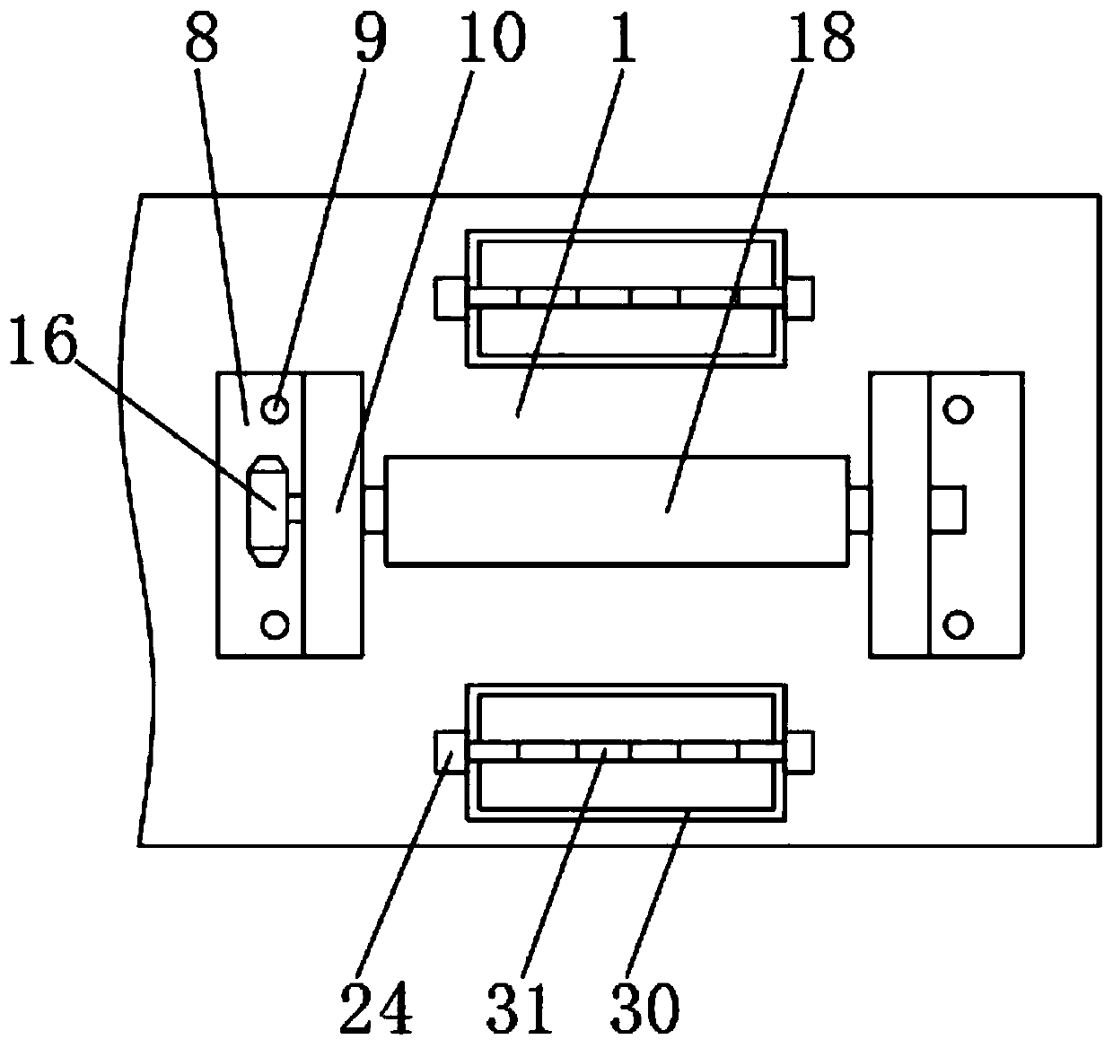 Textile raw material transmission ironing equipment